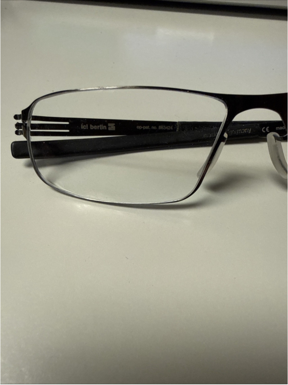 IC Berlin Anthony Pewter Silver Classic Original Frame Glasses
